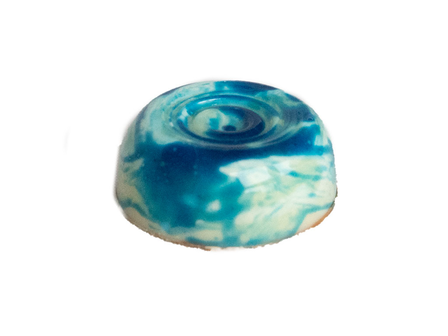 Blue karamel bonbon.