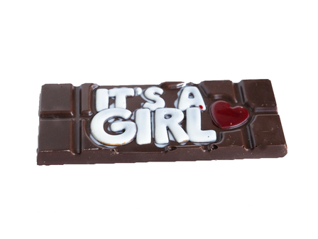 Chocolade reep It&#039;s a Girl.