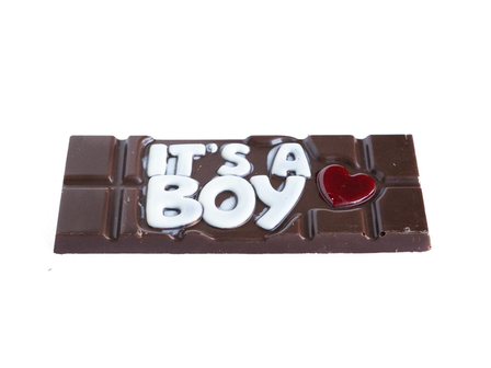 Chocolade reep It&#039;s a Boy.