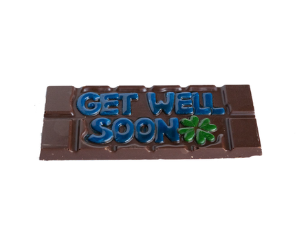 Chocolade reep Get wel soon.