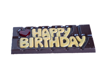 Chocolade reep Happy Birthday