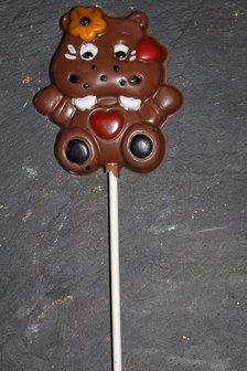 Chocolade dieren lolly.