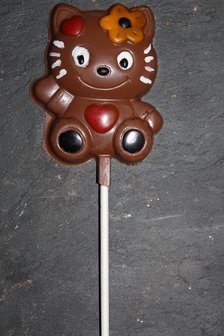 Chocolade dieren lolly.