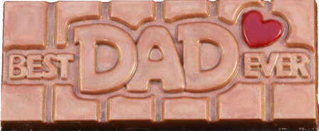 Chocoladereep &ndash; Best Dad Ever | Het Bonbon Geheim