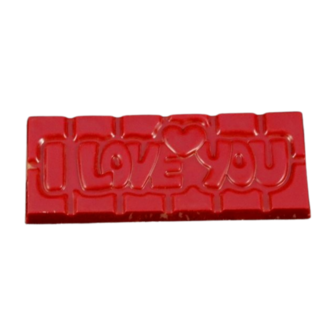 Chocolade Reep met I Love You &ndash; Het Bonbon Geheim