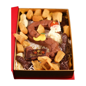 Het Grote Sinterklaasboek &ndash; gevuld met chocoladeletter, sintchocolade &amp; pepernoten