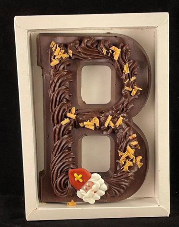 Chocolade letter puur.