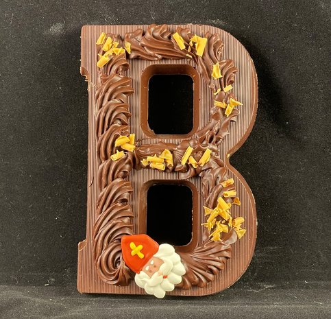 Chocolade letter puur.