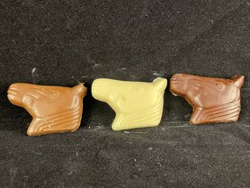 Paardenhoofdjes Chocolade – 120g Zakje | Het Bonbon Geheim