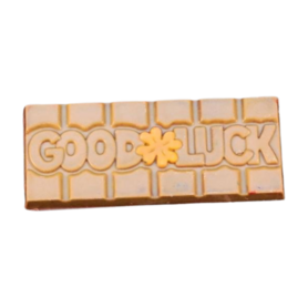  Chocolade Reep met "Good Luck" – Het Bonbon Geheim