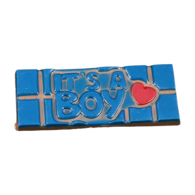 Chocoladereep It’s a Boy – Melkchocolade Geboortecadeau | Het Bonbon Geheim