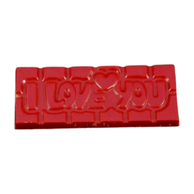 Chocolade Reep met "I Love You" – Het Bonbon Geheim