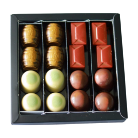Chocolade Post – 14 Bonbons in Brievenbusdoosje | Het Bonbon Geheim