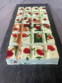 Matcha Framboos Reep – witte chocolade met een verrassende crunch